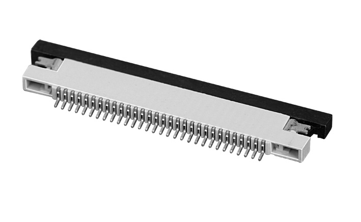 PH1.0mm FPC, H=1.2mm down contact type FPC connector 