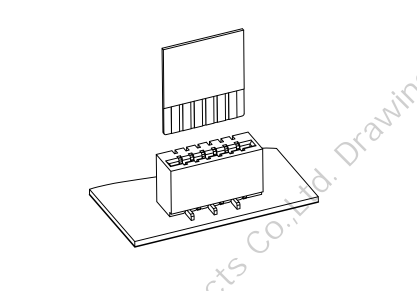 無(wú)鎖雙面立貼 1.0mm Pitch H4.5